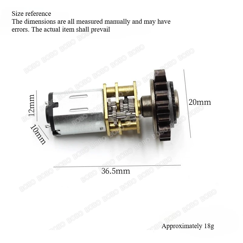 Smart lock fingerprint lock electronic lock special accessories, automatic sliding motor 18-tooth metal gear motor, accessories