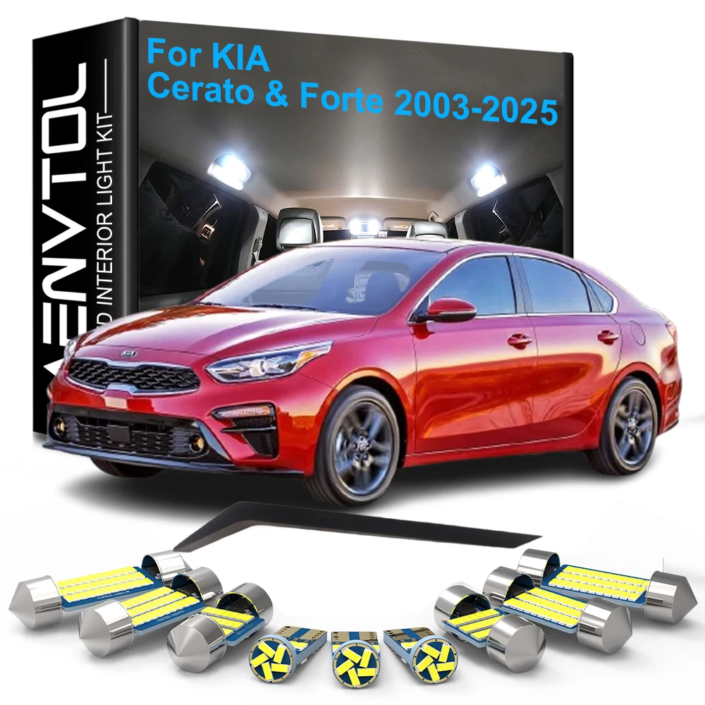 Acessórios para carro luz interior led canbus para kia cerato forte 2003-2006 2007 2008 2009 2012 2013 2014 2017 2018 2019 2020-2025