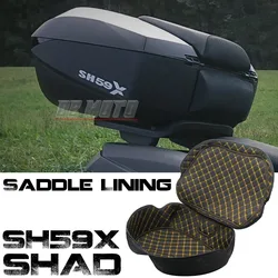 SHAD SH59X Noise-absorbing protective pad Premium Accessories FOR SHAD SH59X Saddle Lining SH 59X SH59 X Trunk protection cover