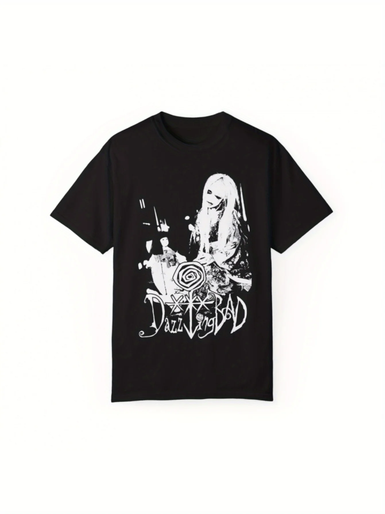 トップス 00s Vkei punk noice black T-shirt Visual Kei Mens Clothing | Visual Kei Punk Gothic | Mens