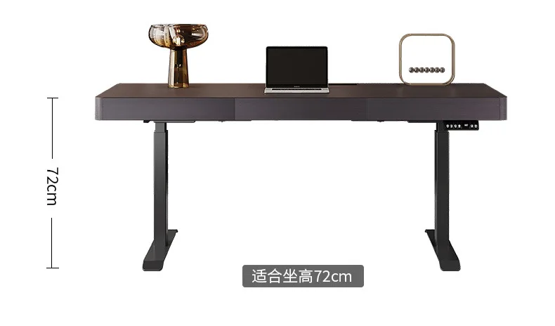 

Italian minimalist intelligent electric lifting desk modern simple dual motor study computer work