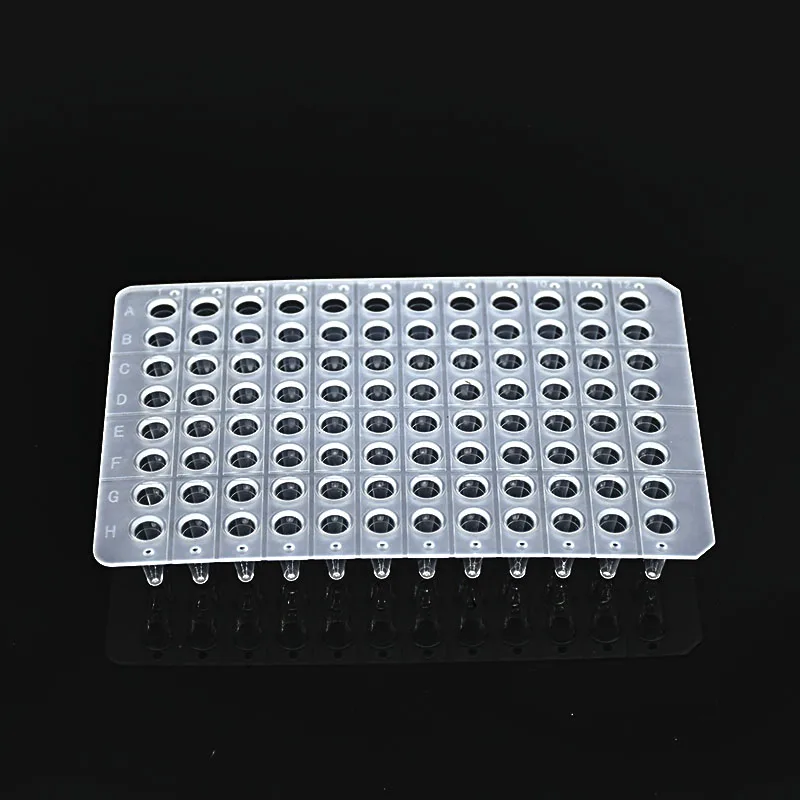 PCR Plate 96-well PCR Plate Silicone Seal Transparet PCR Tubes 0.2ml Non-sterile Sioicone Plate Buy Separately 10/PK