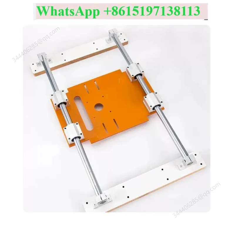 Light axis saw marble machine guide rail trimming machine base plate bakelite base tile woodworking