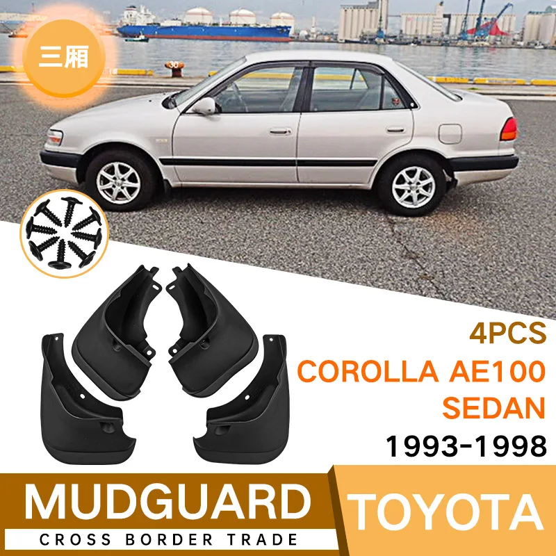 For Toyota Corolla Sedan AE100 1993-1998 Mud Flaps Custom Fit Splash Guards Front Rear Wheel Exterior Accessories