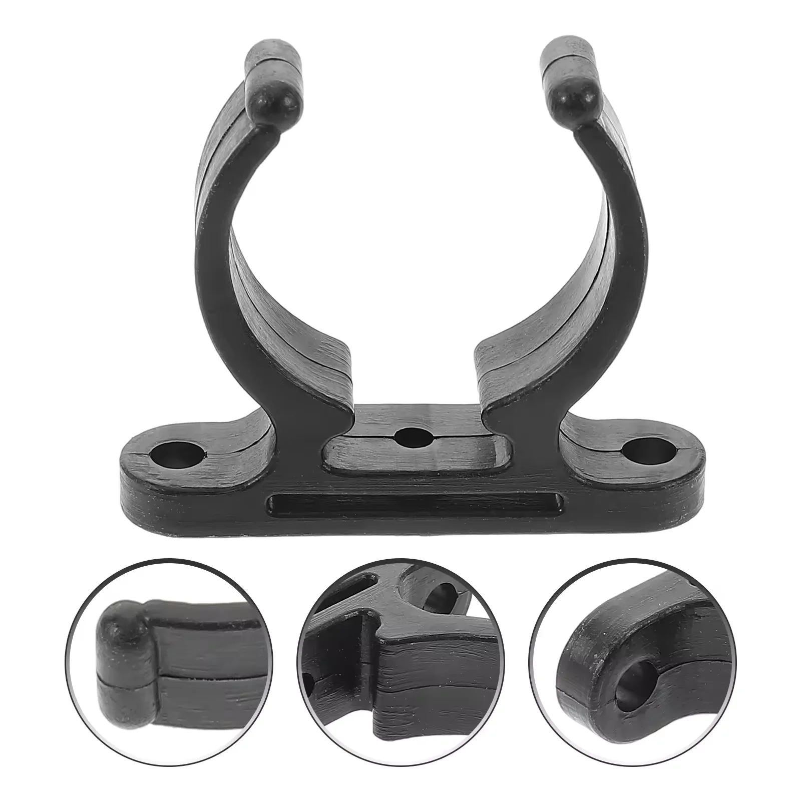Black Nylon Plastic Pipe Clamp Fastener Suitable for 38~42mm Marine Boating Hardware Accessories image 3