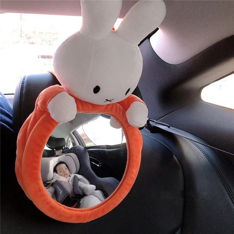 

Korean children's rearview mirror, car baby safety seat observation mirror, baby cartoon acrylic car mirror