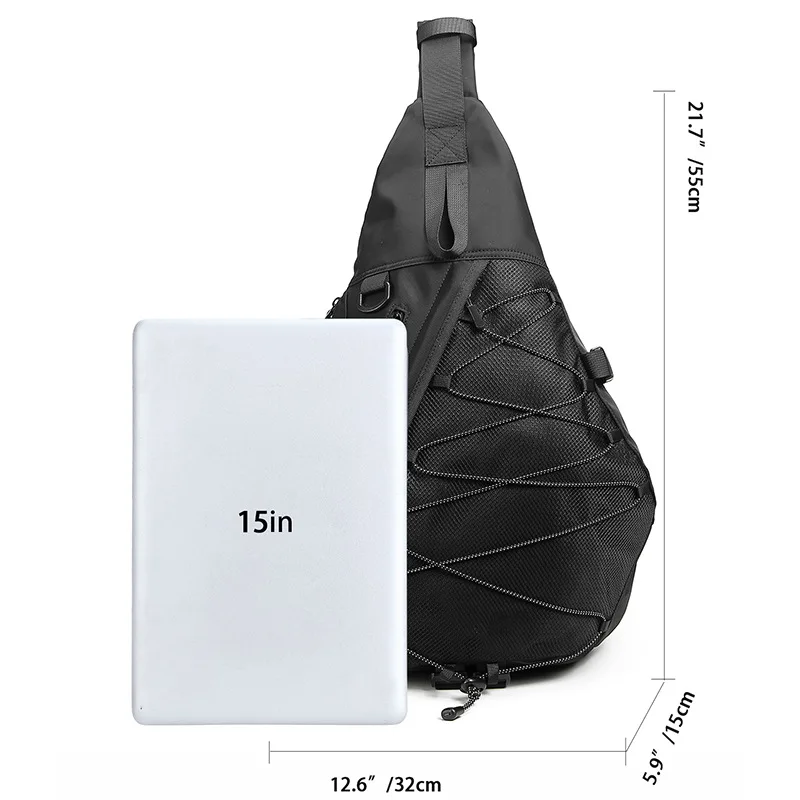 Men's Waterproof Tactical Chest Sling Bag