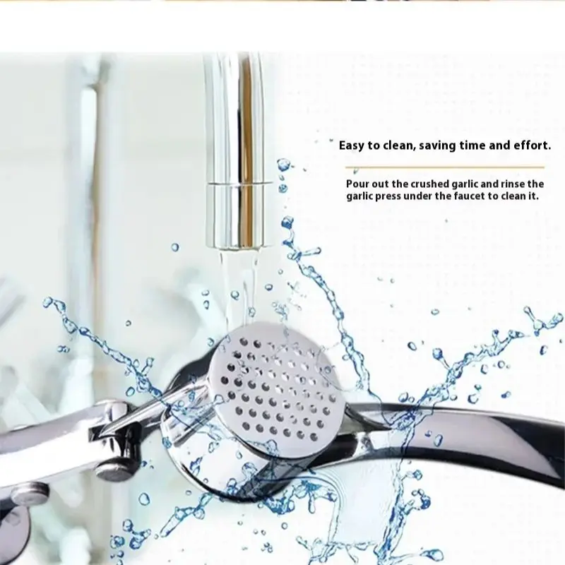 المطبخ الفولاذ المقاوم للصدأ الثوم تحطيم عصارة دليل الصحافة أداة تجليخ اكسسوارات المطبخ أدوات اكسسوارات المطبخ