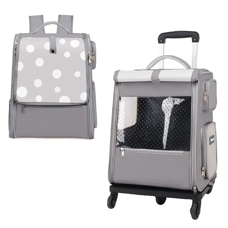 Aluminum Pet Trolley Case Dog Backpack Accessories Detachable Hotel Pull Rod Telescopic Luggage Handle Replacement Parts