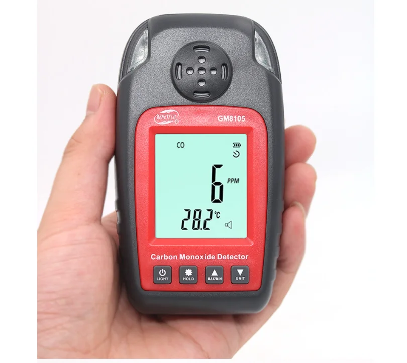 Carbon monoxide detection alarm handheld digital display CO concentration detector GM8105