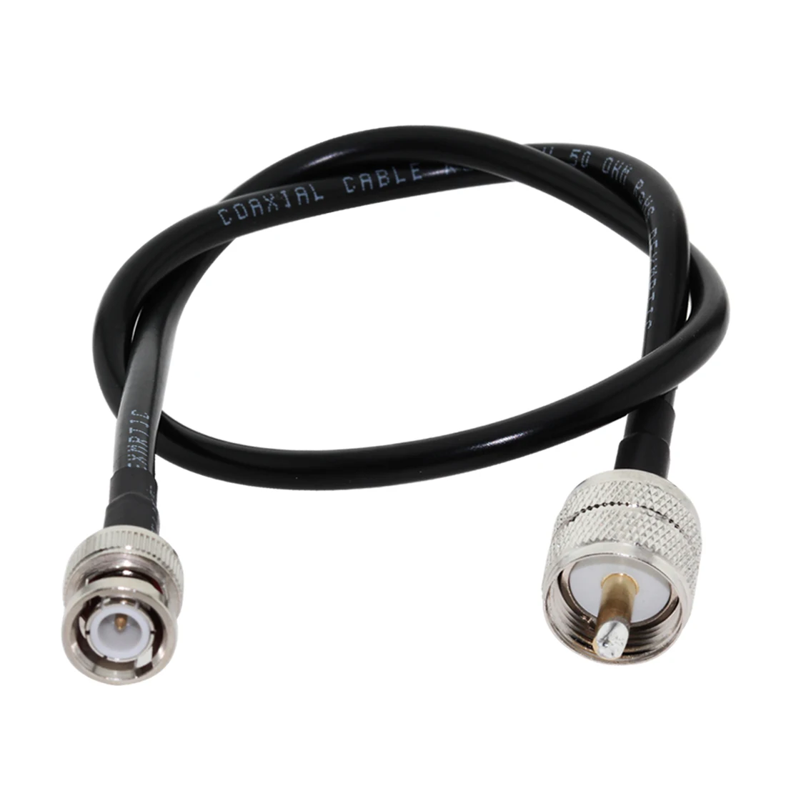 BNC Male to UHF Plug PL259 RF Pigtail Cable RG58 20inch/100cm for Wireless Router Wholesale New