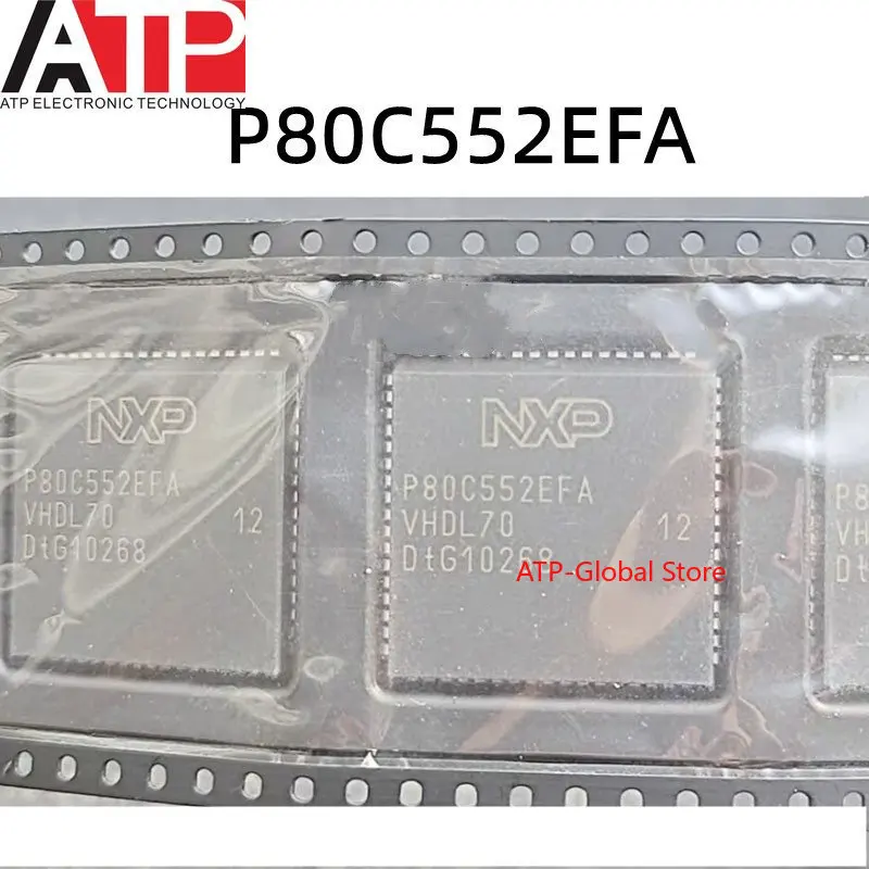 

10pcs P80C552 P80C552EFA PLCC-68 Original inventory of integrated chip IC