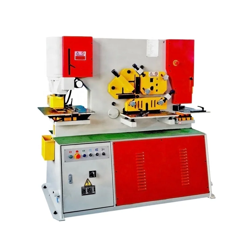AIW-60 China APEC Hydraulic Ironworker 60ton Hydraulic Shearing and Punching Machine With CE Certificate