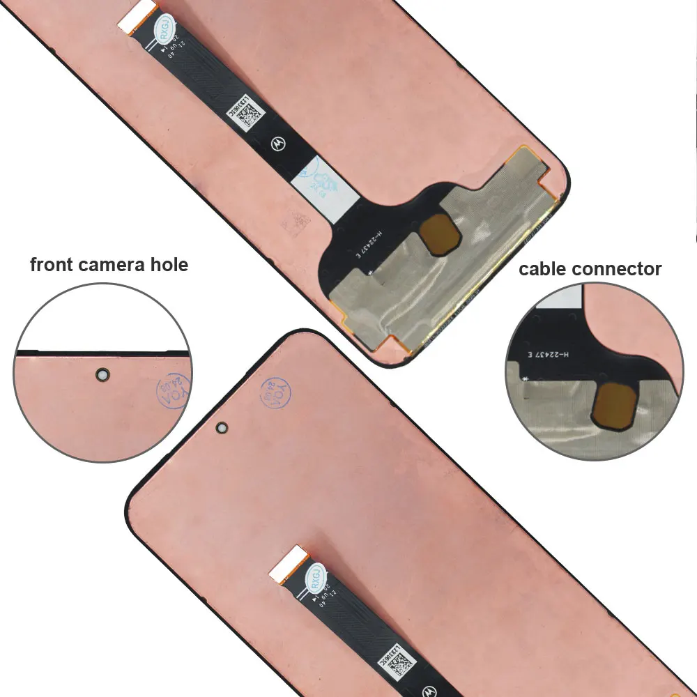 모토로라 모토 엣지 30 네오용 슈퍼 AMOLED LCD, 모토 엣지 30 네오 XT2245-1용 LCD 디스플레이 터치 스크린 디지타이저 교체