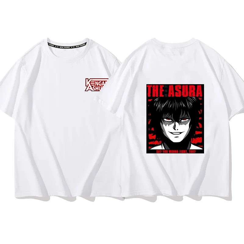 Kengan Ashura Asura Ohma T-shirt Couple student street sports casual T-shirt