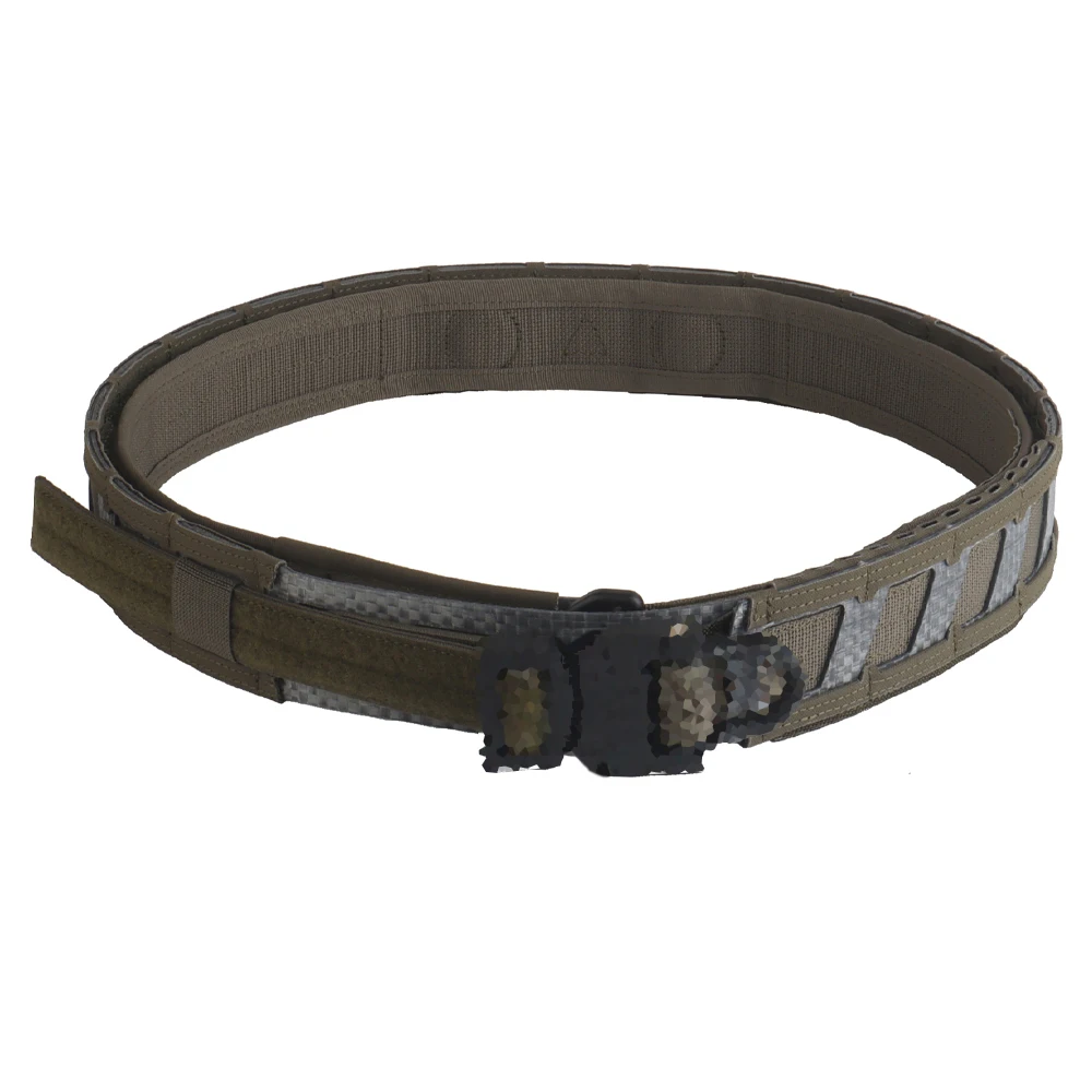 Airsoft Battle Belt Outdoor Hunting Militar Training Tactical Belt MOLLE System Magnetic Waist Belt Ranger Green M/L/XL