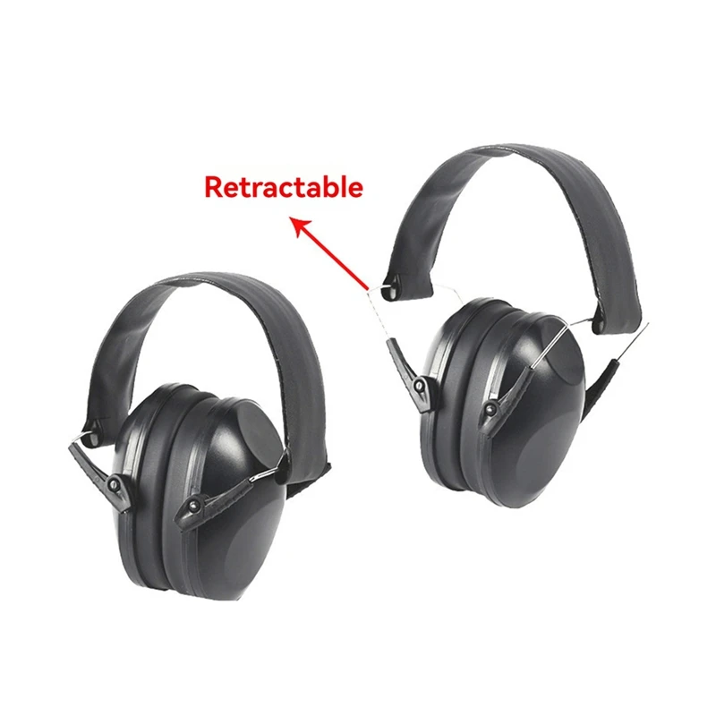 أغطية أذن لاسلكية بخاصية إلغاء الضوضاء لحماية السمع في مكان العمل ، قابلة للتعديل للأطفال والبالغين