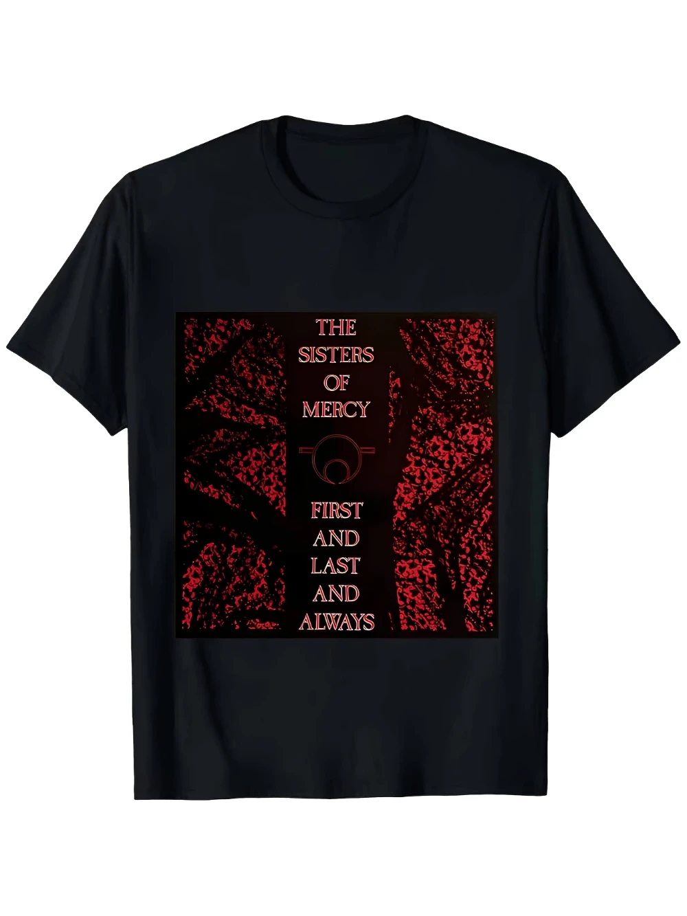 Always Red - Sisters of Mercy Essential Casual Crew Neck T-Shirt Pure Cotton Casual Couple Streetwear T-Shirt shirts for men
