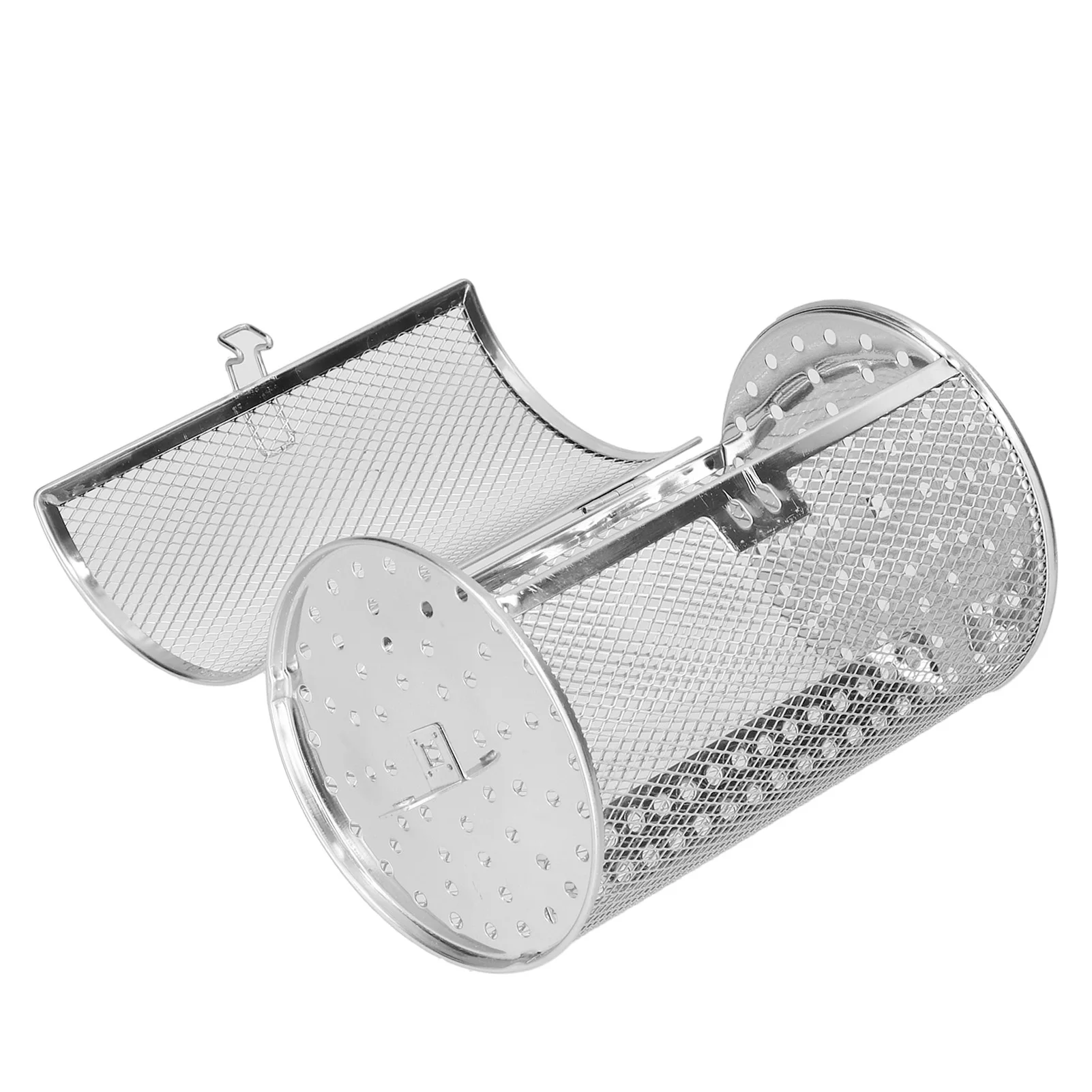 

360 Degree Rotatable Fryer Basket Stainless Steel Baking Tool for Kitchen Electric Oven 12x12x18cm Kitchen Utensils Oven Basket