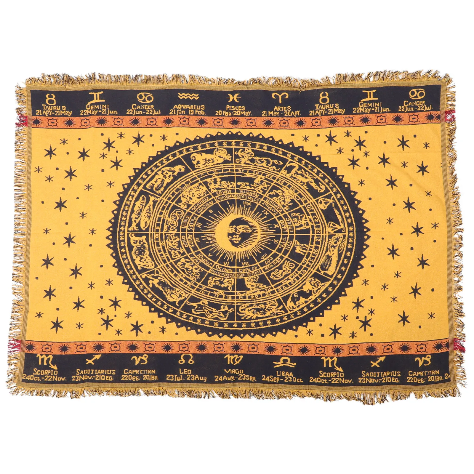 

Blanket for Sofa Boho Throw Bed Geometric Patterned Cotton Couch Blankets Cover