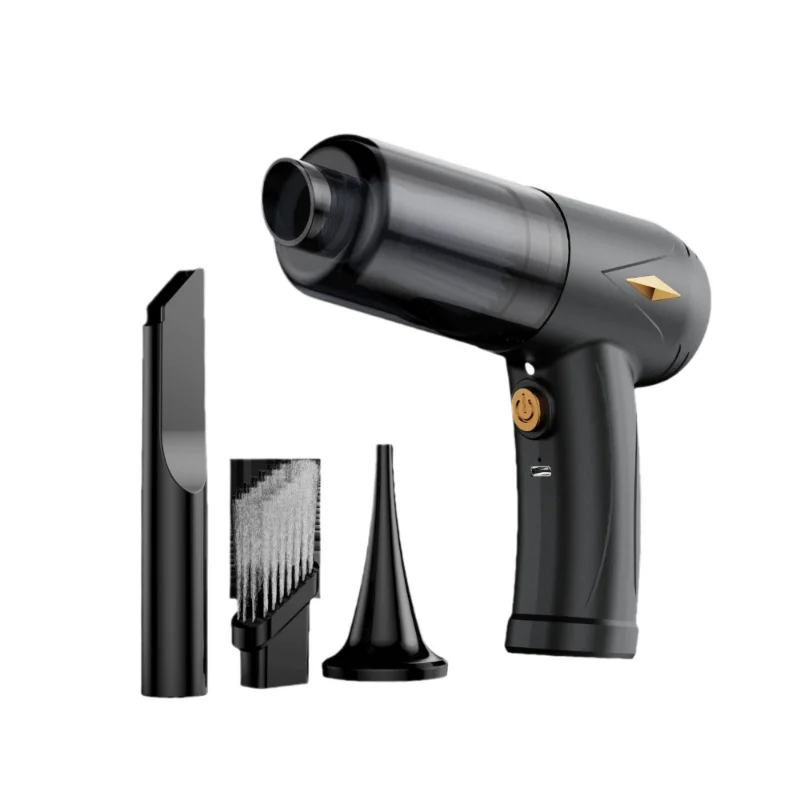 Powerful Cordless Handheld Vacuum, USB Rechargeable, Lightweight Design for Car, Home, Pet Hair, Dust, and Debris Cleaning