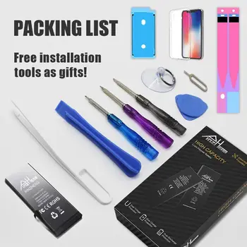 PINZHENG skutečná vysokokapacitní baterie pro iPhone 5S SE 6 6S 7 8 Plus X XR Xs Max Náhradní baterie pro telefon Záruka jeden rok 10 nejlepší prodej Energetický nápoj XS - №5