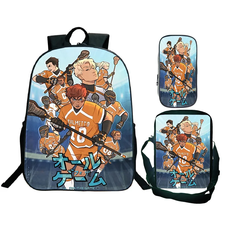 The Foxhole Court 3Pcs-Set Backpack Student School Bag Shoulder Bag Pencil Case PALMETTO STATE F0XES Teen Casual Bags Mochilas