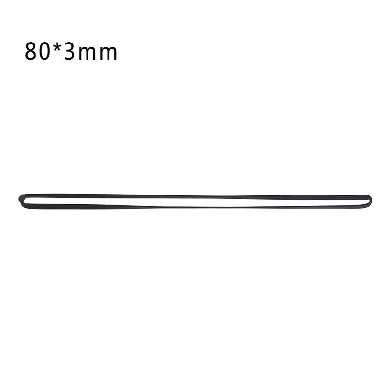 Ổ Đĩa phẳng Dây Bàn Xoay Dây Cao Su cho Vinyl Ghi Người Chơi Phono Rộng 3mm Trang Sức Giọt