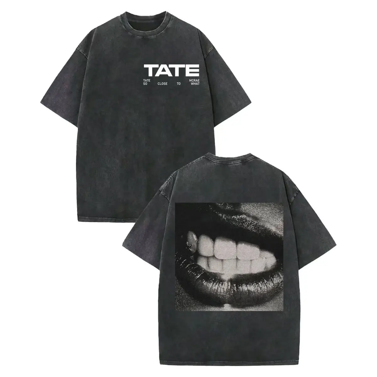 Tate McRae Miss Possessive World Tour T-shirt 2026 Summer New Men Women Cotton Oversized Washed T-shirt Y2K Street Wear Y2K