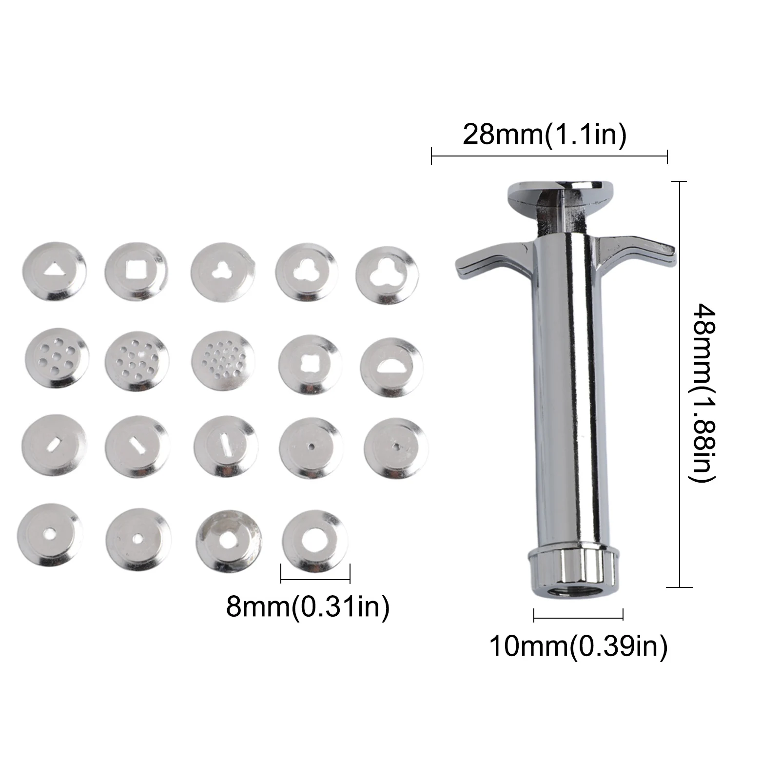 Baking Accessories Clay Extruder Cake Decoration Bread Dough Shaping Cake Decoration Tool Craft Projects For Polymer Clay