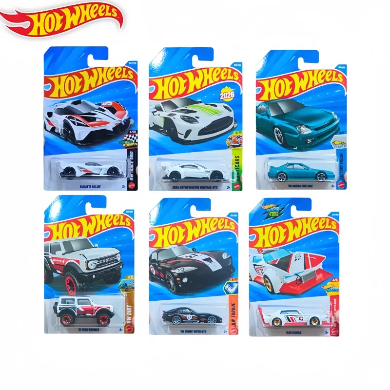 Hot Wheels 2026-L Series Diecast Sports Car Model Bugatti Batmobile Car Wagon Alloy Collectible Vehicle Pre-Sale Hobby Toy Gift