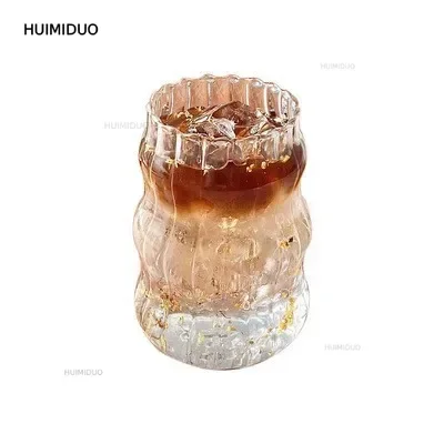 500ml Stylish Cloud Design Glass Coffee Cup with Spiral Straw Elegant Milk Tea Cup with High Borosilicate Glass