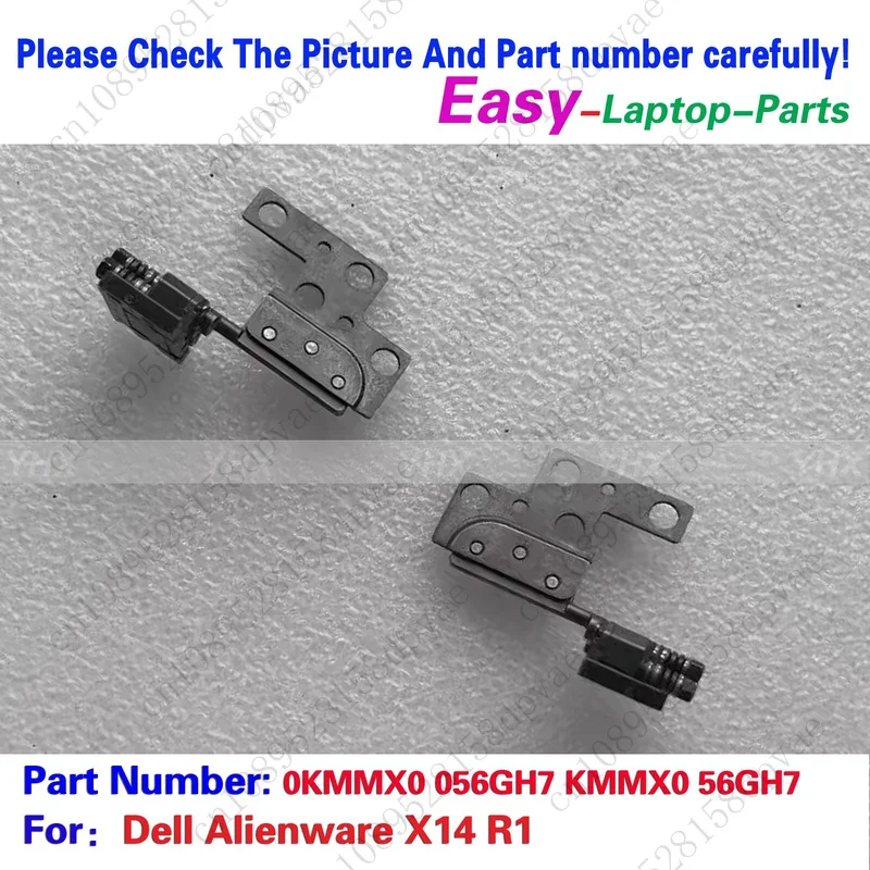 

GYX New For Dell Alienware X14 R1 HINGES R+L 0KMMX0 056GH7 KMMX0 56GH7.
