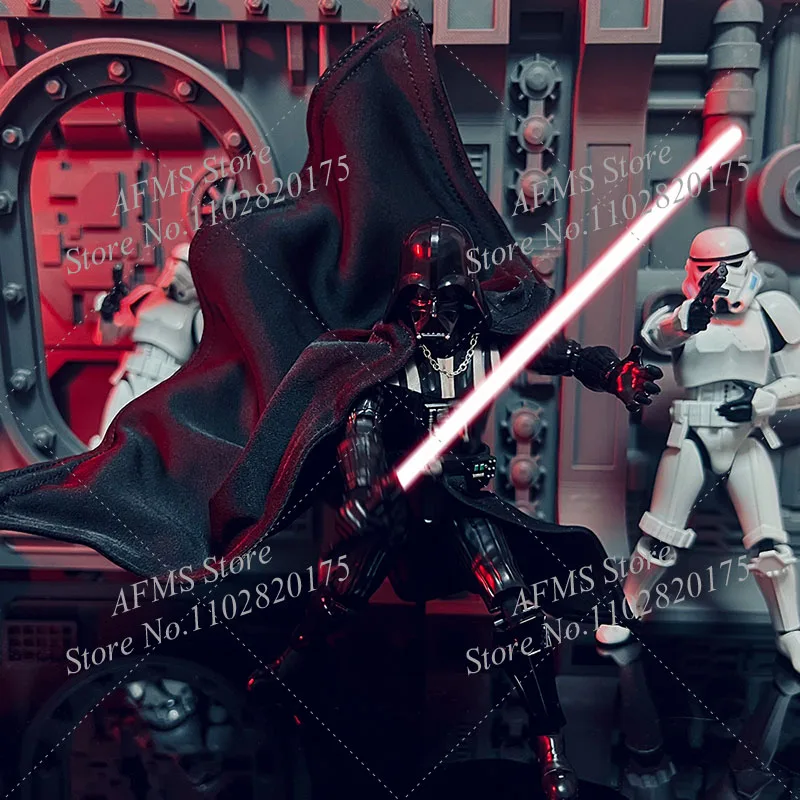 เสื้อคลุมนักรบจักรวรรดิ ดาร์ธ เวเดอร์ สีดำ สำหรับฟิกเกอร์ขนาด 6 นิ้ว