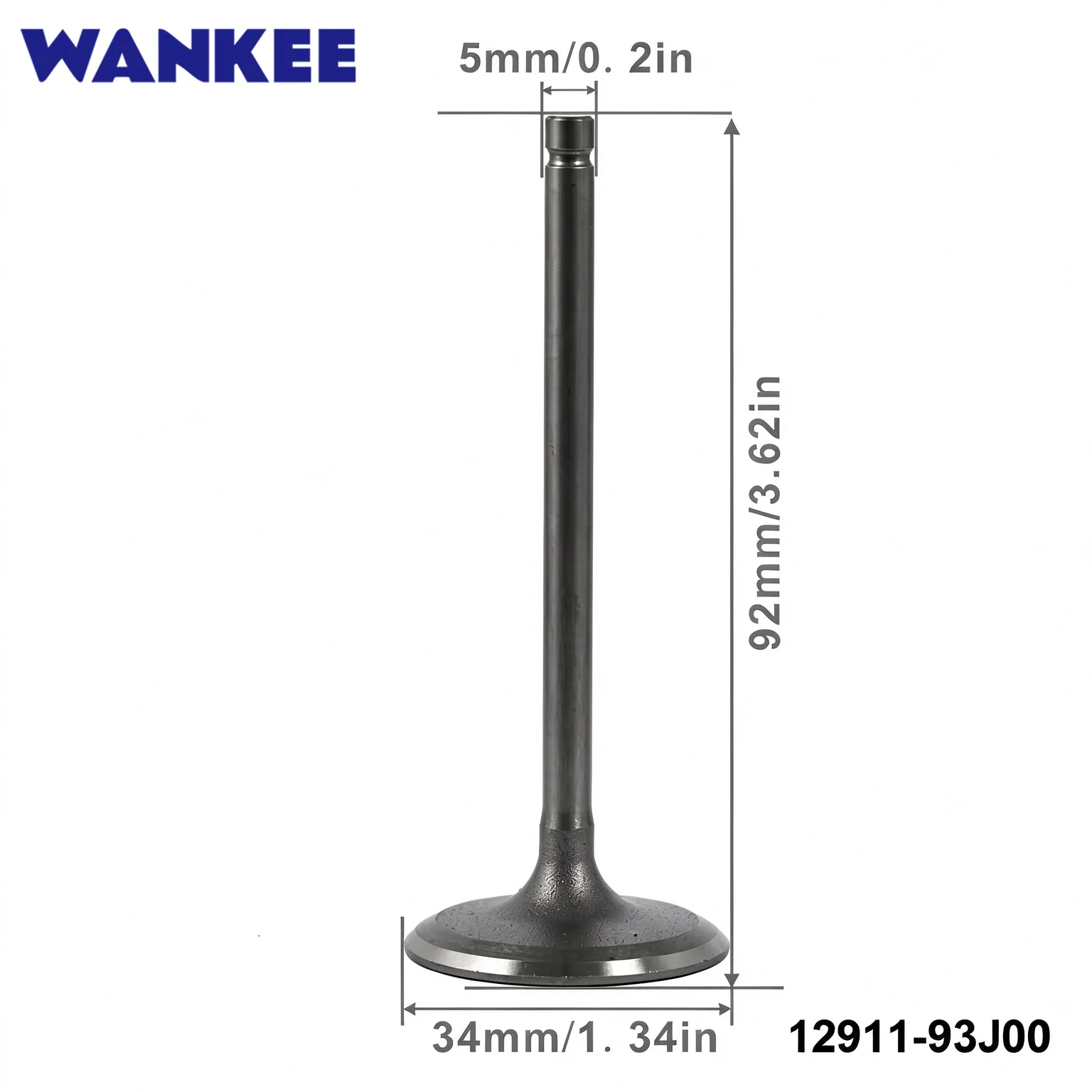 12911-93J00 Intake Valve For Suzuki DF200 225 250HP Outboard Engine 12911-93J00-000