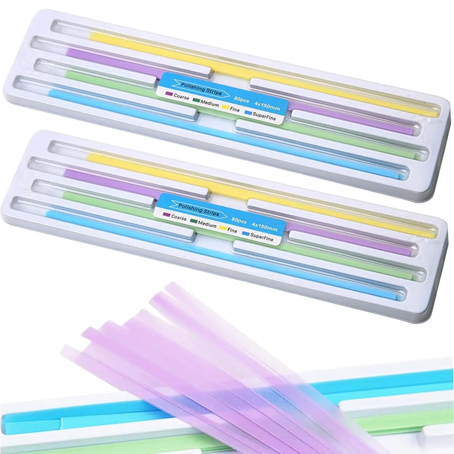 4mm×150mm Dental Polishing Strip Resin Interdental Finishing Strips Teeth Contouring Grinding Dentist Dental Tools Materials