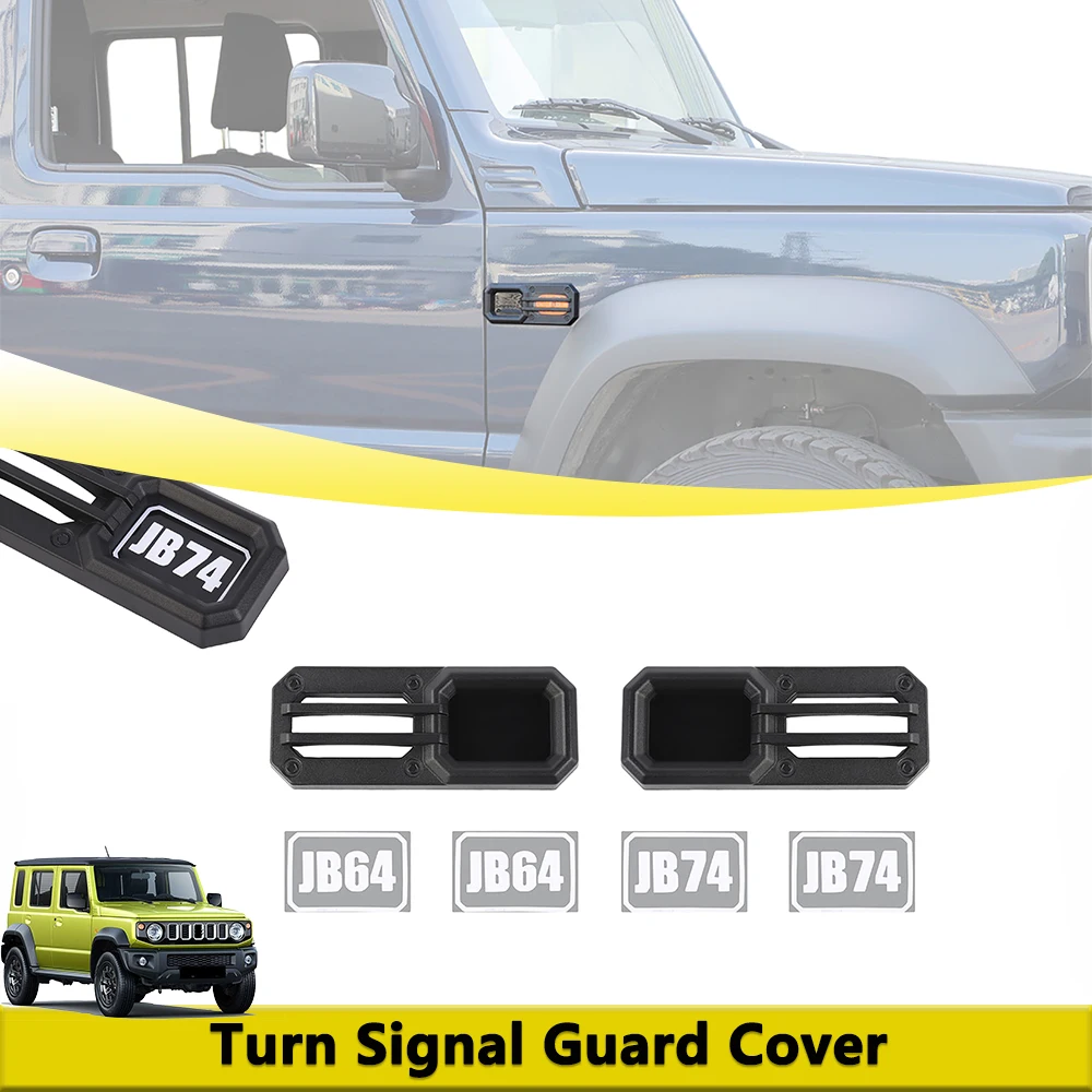 Fender Turn Signal Guard Cover Decoration Trim for Suzuki Jimny JB64 JB74 2019-2026 Car Styling Exterior Parts Accessories