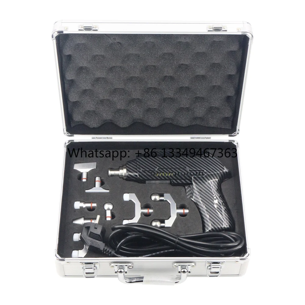 1500N 100W Carbon Fiber Electric Chiropractic Adjusting Tool Impulse Body Massage  Cervical Muscle Relaxation