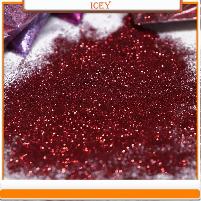 Icey Beauty 1kg Ultra Fine Nail Polish Glitter 0.2MM Colored Gold Onion Powder Nail Powder Decoration