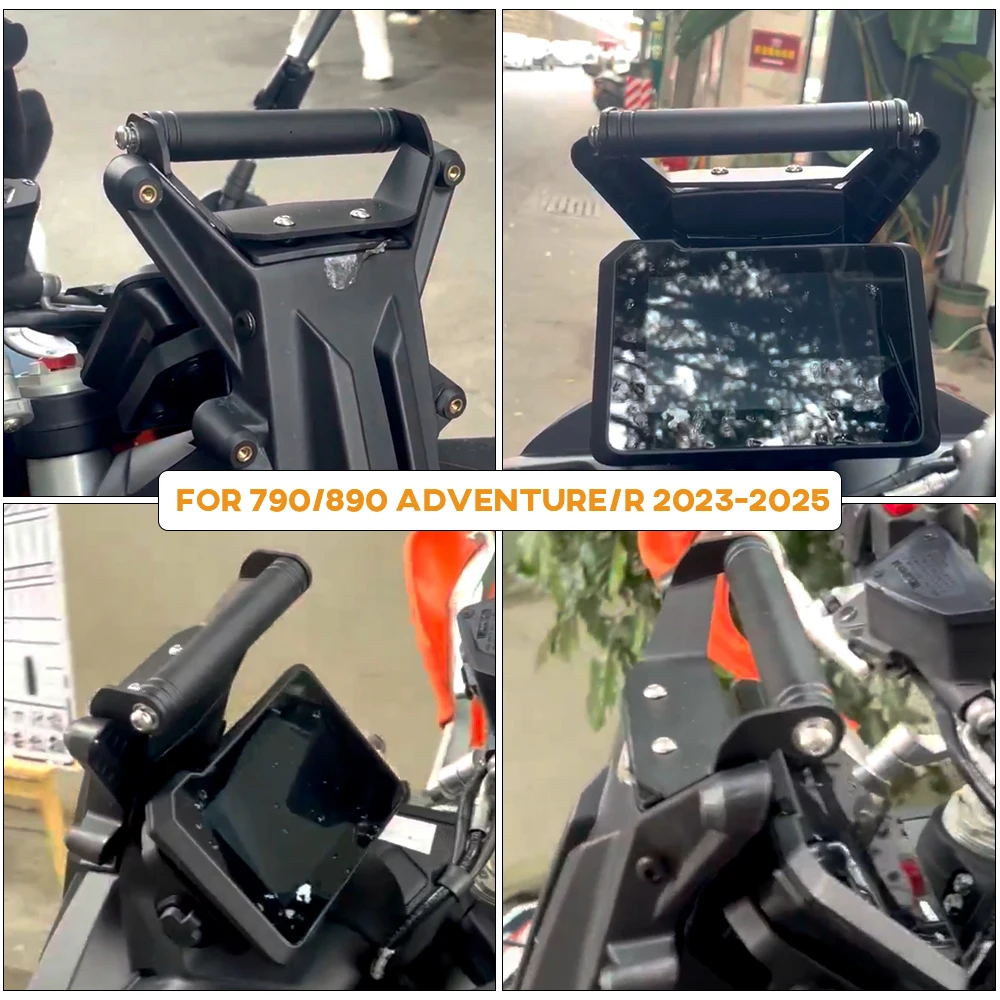 

For 890 790 Adventure ADV R 2019-2025 Navigation Bracket GPS Holder Phone Stand Support Motorcycle 22mm Handle Bar Extension