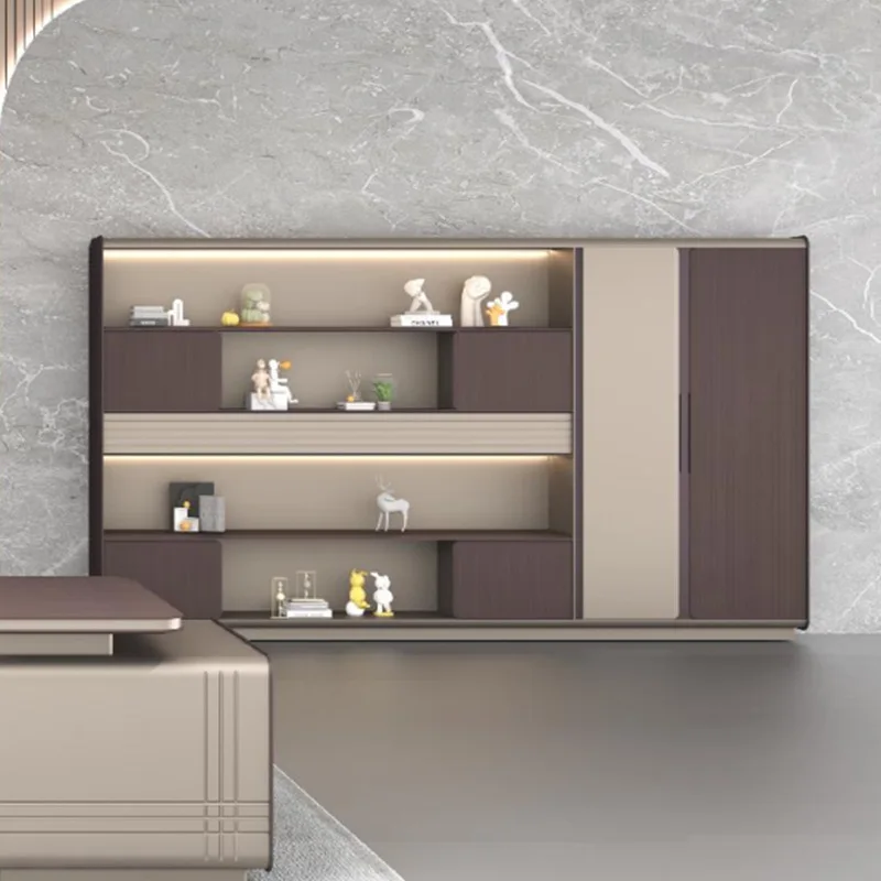 Modern simple class desk, advanced sense board manager desk, light luxury desktop sedentary single office