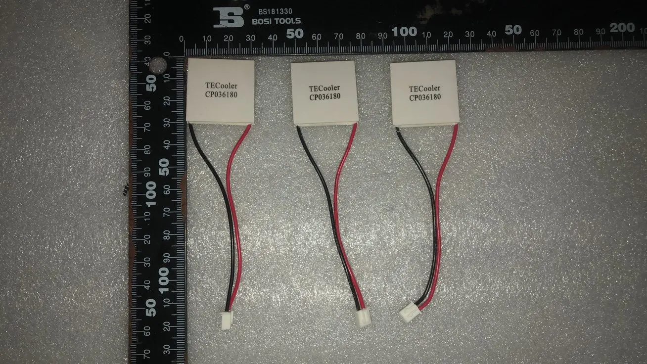 Thermoelectric Cooler CP036180 30x30x4.3mm 277 Peltier Module