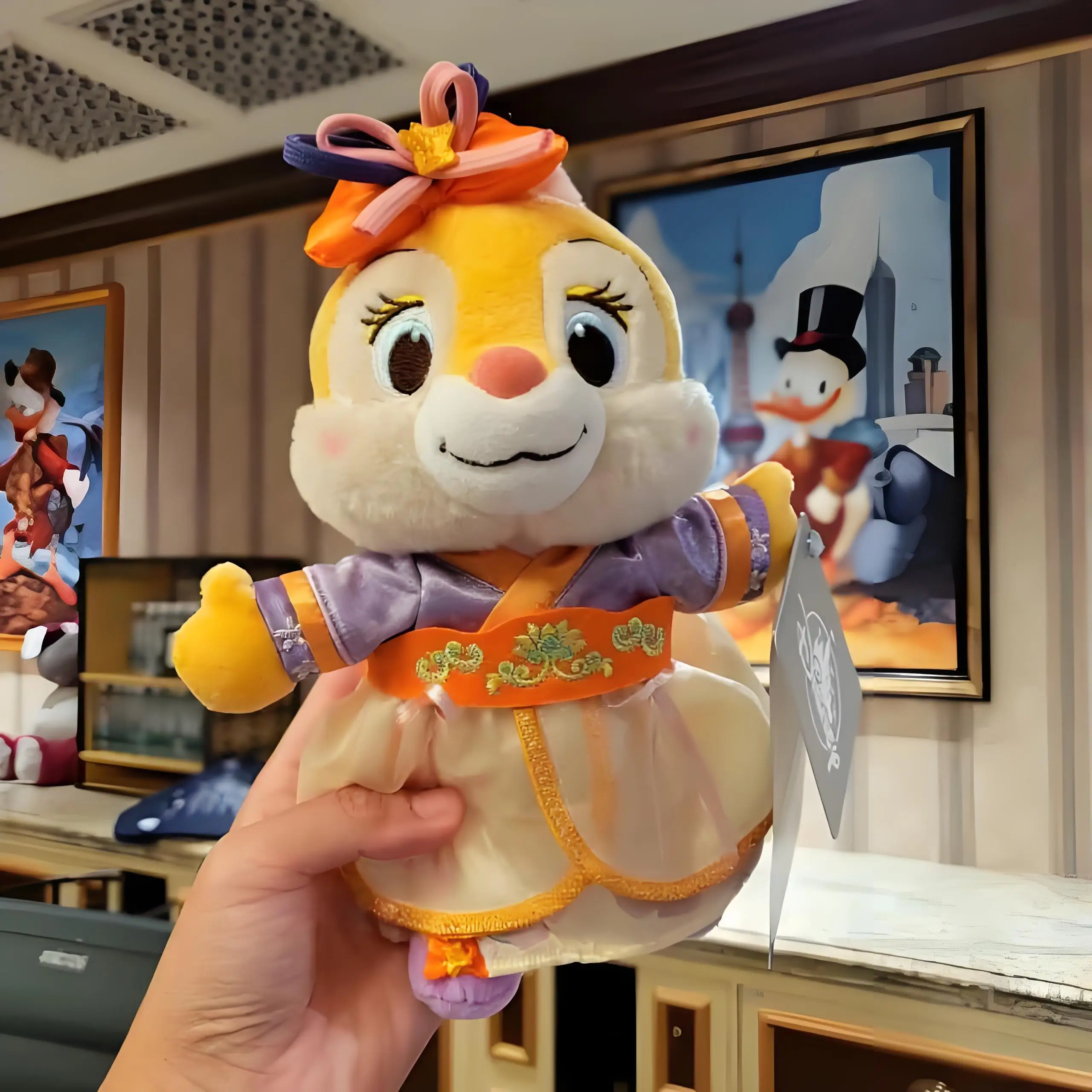 

Shanghai Disney Chris Cartoon Plush Doll, Girl's Gift and Souvenir