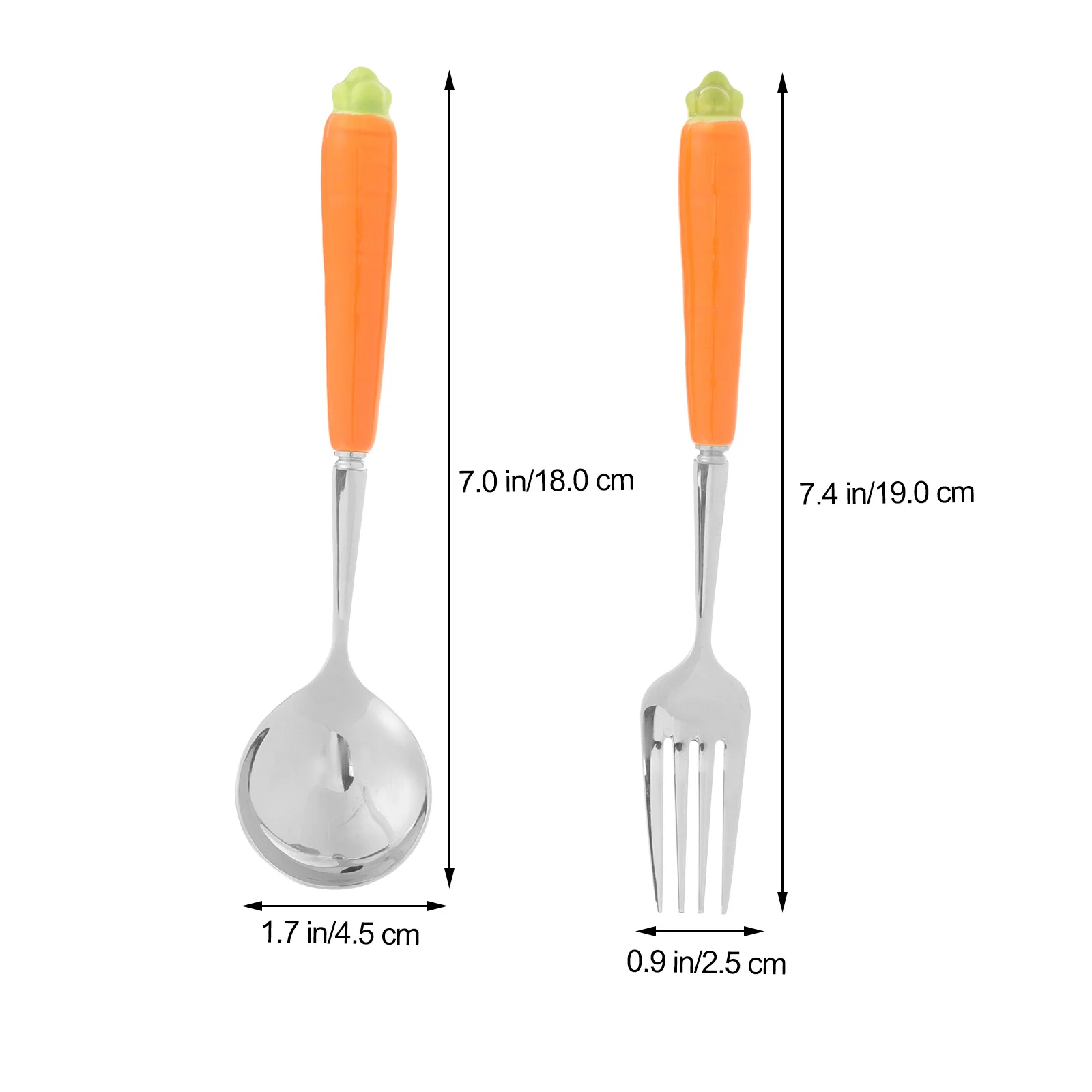 Cubiertos, cuchillo y tenedor para zanahoria, cucharón para sopa, cuchara para comer de Pascua, vajilla, utensilios para niños y bebés