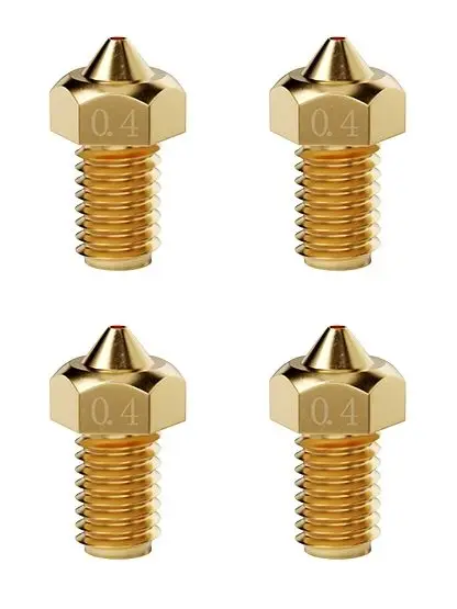 0.4mm Brass Nozzles  3D Printer Hot End 0.4mm Brass Nozzles for Anycubic kobra ,kobra Neo,kobra go,Mega,Mega s,Mega pro,Mega x