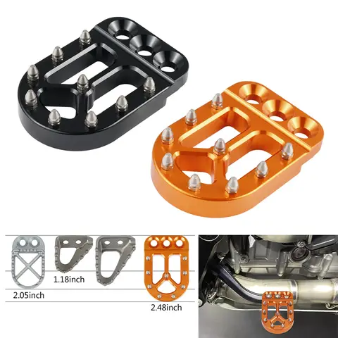 NICECNC Brake Pedal Lever Pad Extender for KTM 790 890 Adventure/R 390 ADV 690 SMC R 690 Enduro R 1290 Super Adventure R S T