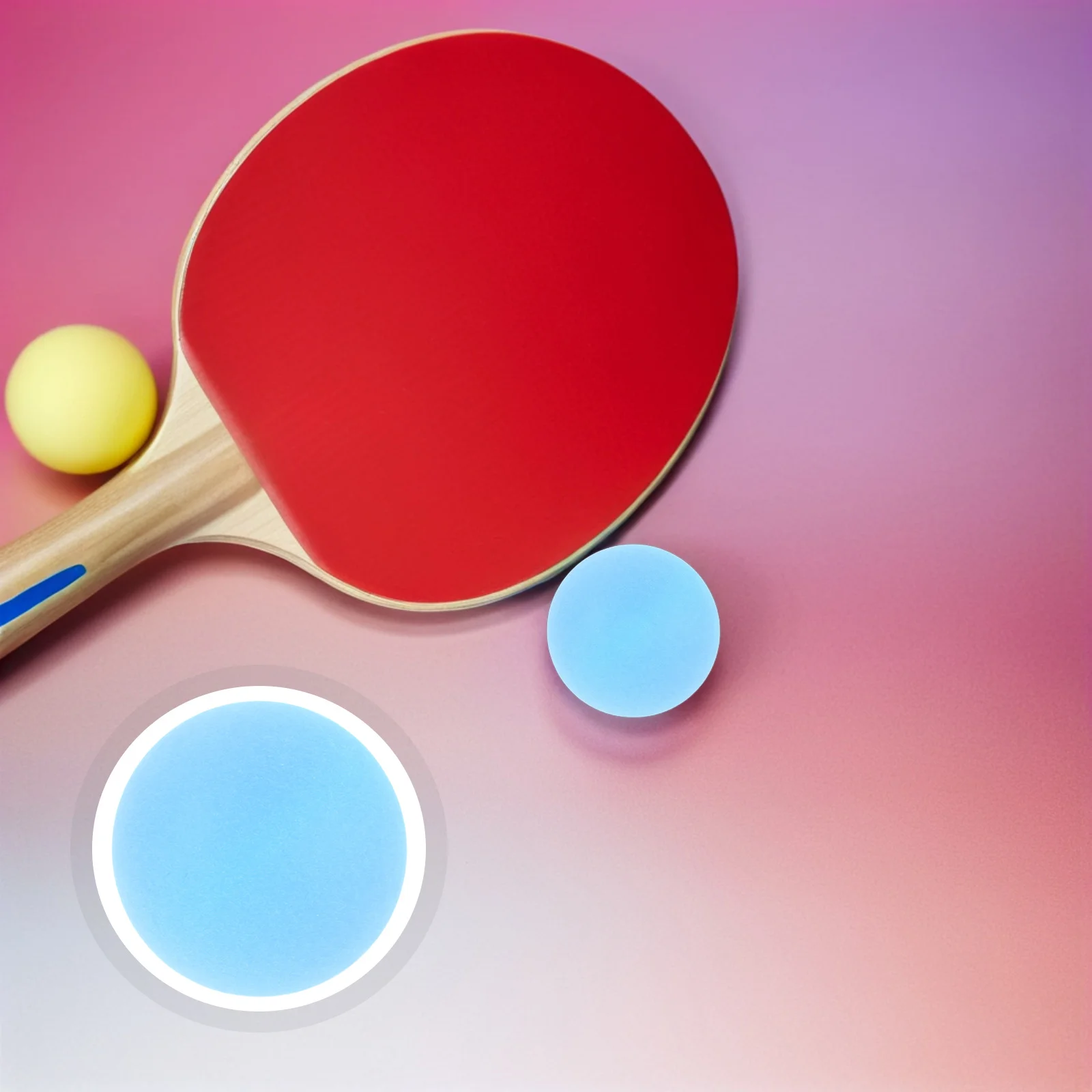 

100Pcs 40Mm Matte Finish Colored Table Tennis Balls PP Plastic Pong Balls for Children Skill Development Training