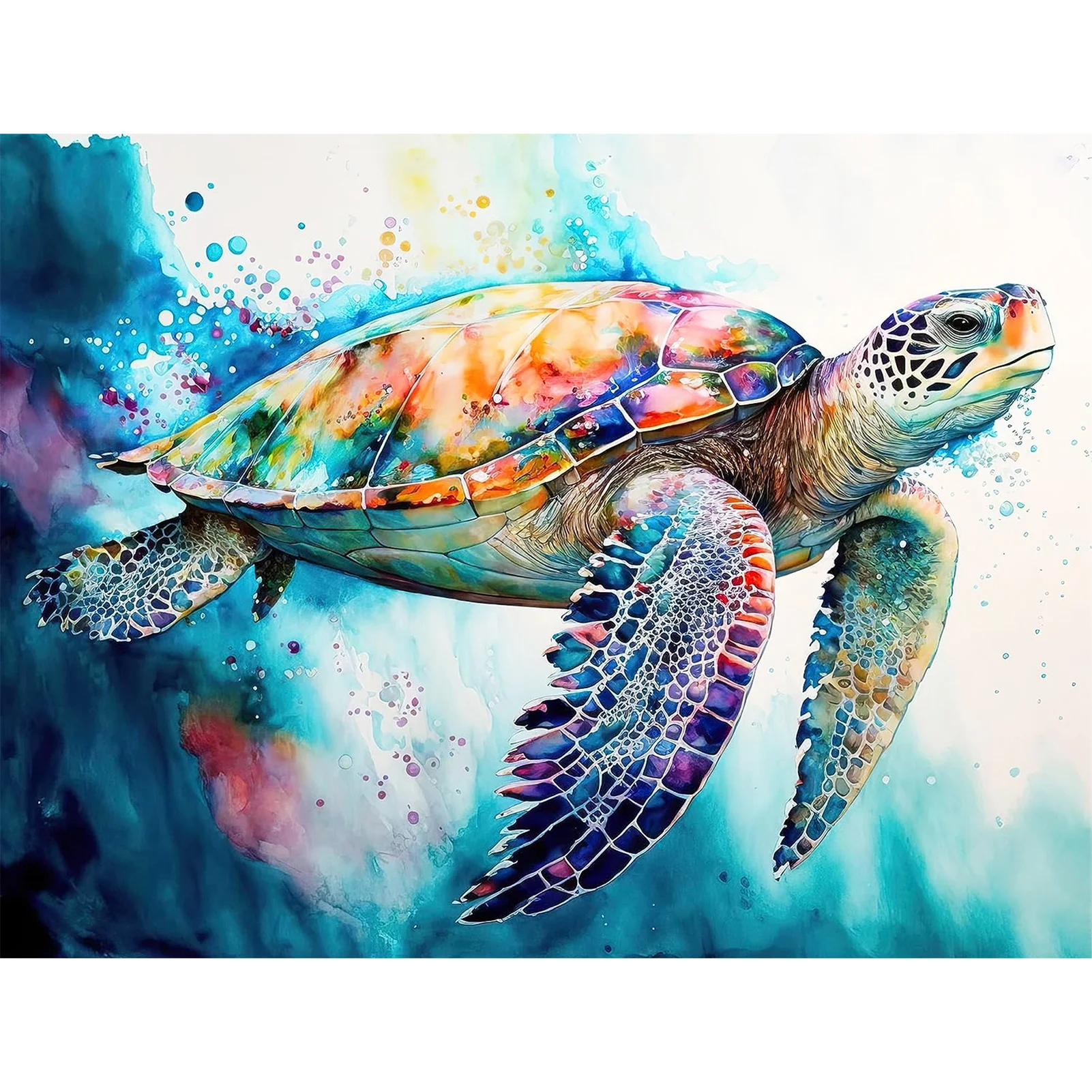 Kit de pintura por números para adultos principiantes - Lienzo de color de 20x16in/50x40cm, juego de pintura acrílica DIY fác