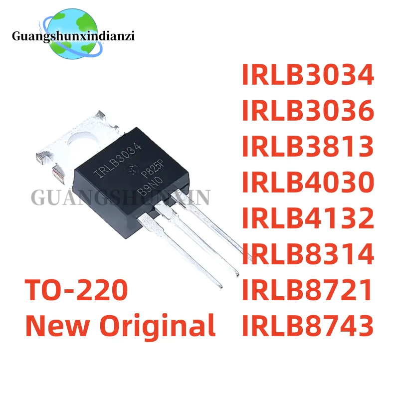 10PCS 100% New Original IRLB3034 IRLB3036 IRLB3813 IRLB4030 IRLB4132 IRLB8314 IRLB8721 IRLB8743 TO-220 Best Quality In Stock