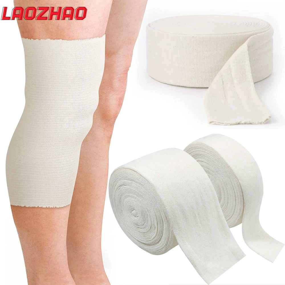 2Rolls Elasticated Tubular Support Bandage | Stockinette Tubing forbArm,Knees,Legs -Compression Bandage sRoll for Tissue Support